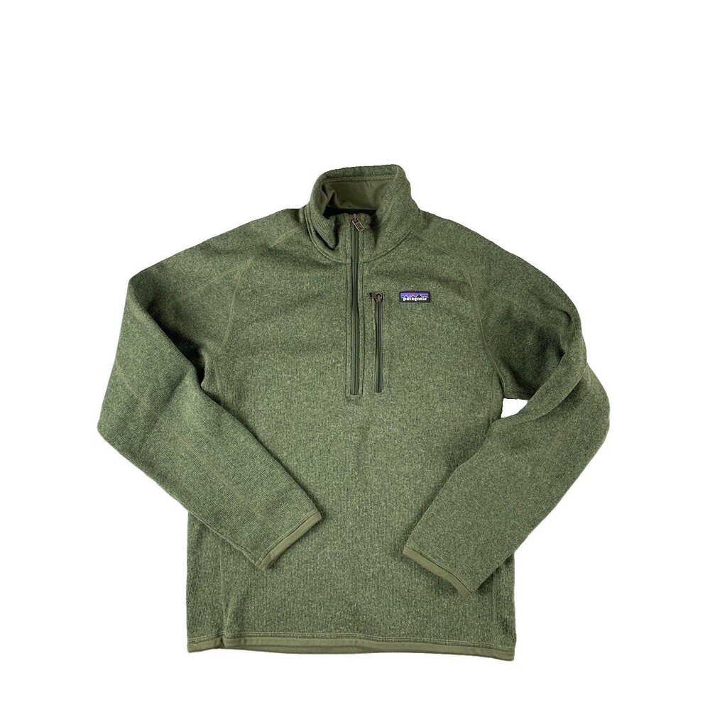 Patagonia Better Sweater 1/4 Zip Pullover Men's Small Green